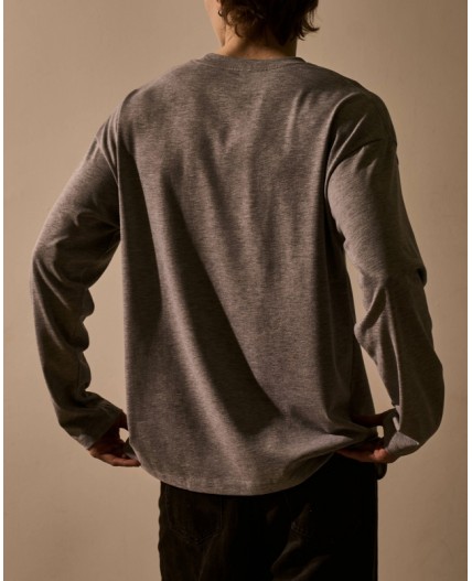 Лонгслив:ув. МОДЕЛЬ 8 Серый меланж