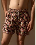 Пляжные шорты:муж. МОДЕЛЬ 1 Пиксель коричневый