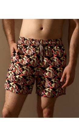 Пляжные шорты:муж. МОДЕЛЬ 1 Пиксель коричневый