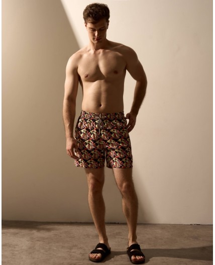 Пляжные шорты:муж. МОДЕЛЬ 1 Пиксель коричневый
