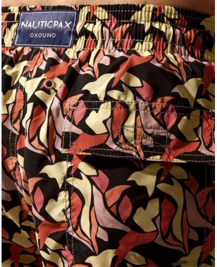 Пляжные шорты:муж. МОДЕЛЬ 1 Пиксель коричневый