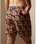 Пляжные шорты:муж. МОДЕЛЬ 1 Пиксель коричневый