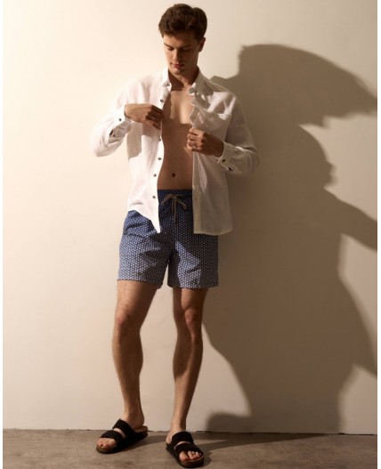 Пляжные шорты:муж. МОДЕЛЬ 1 Y синий