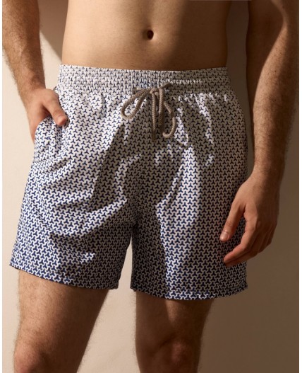 Пляжные шорты:муж. МОДЕЛЬ 1 Y белый