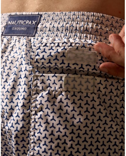 Пляжные шорты:муж. МОДЕЛЬ 1 Y белый