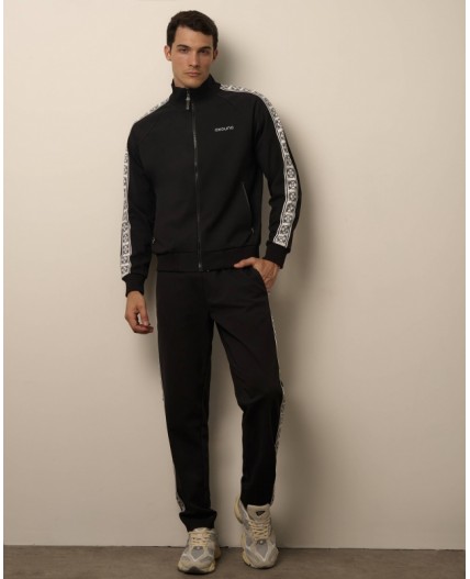 Костюм толстовка/брюки:муж. МОДЕЛЬ 3 Черный