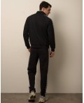Костюм толстовка/брюки:муж. МОДЕЛЬ 3 Черный