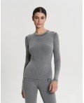 Лонгслив:жен. КЛАССИК Серый
