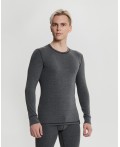 Лонгслив:муж. КЛАССИК Темный меланж