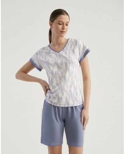 Комплект футболка/шорты:жен. МОДЕЛЬ 4 Lavender