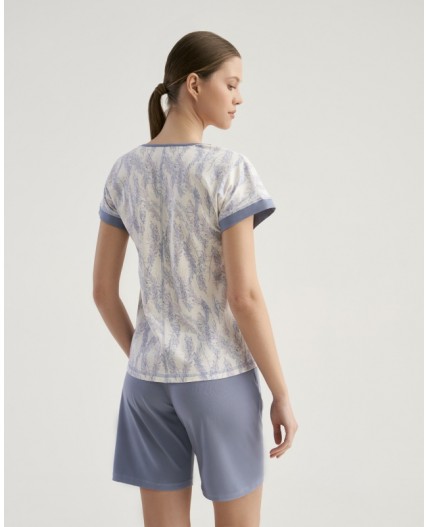 Комплект футболка/шорты:жен. МОДЕЛЬ 4 Lavender