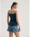 Комплект топ/шорты:жен. МОДЕЛЬ 3 Petrol/pen