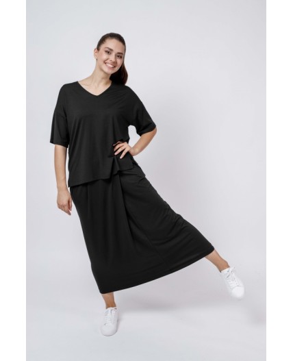 Футболка:жен. МОДЕЛЬ 18 Черный