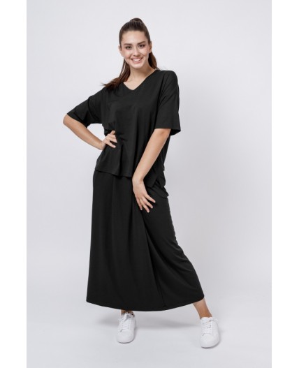 Футболка:жен. МОДЕЛЬ 18 Черный