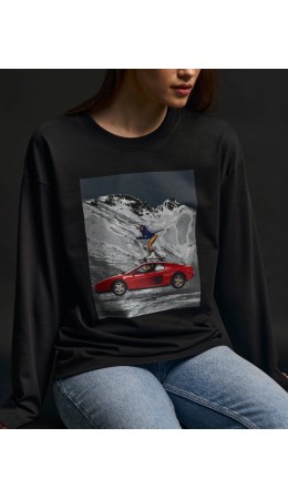 Лонгслив:ув. МОДЕЛЬ 8 Черный