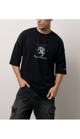 Футболка:ув. МОДЕЛЬ 3 Черный