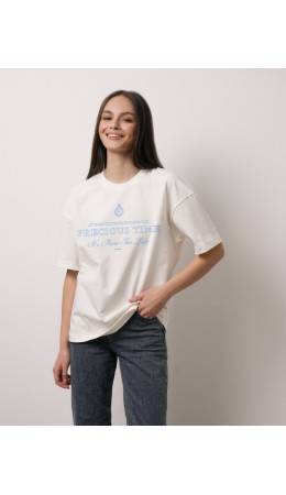 Футболка:ув. МОДЕЛЬ 5 Белая звезда