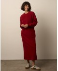 Платье:жен. МОДЕЛЬ 28 Гранат