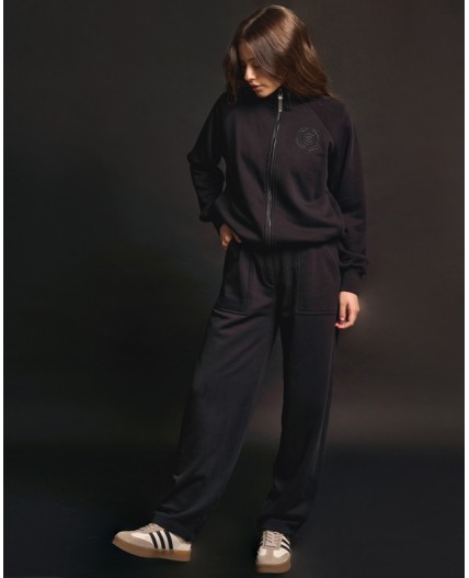 Костюм толстовка/брюки:жен. МОДЕЛЬ 36 Черный