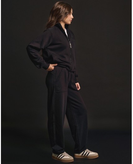 Костюм толстовка/брюки:жен. МОДЕЛЬ 36 Черный