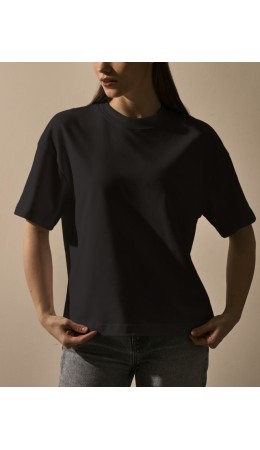 Футболка:жен. МОДЕЛЬ 67 Черный