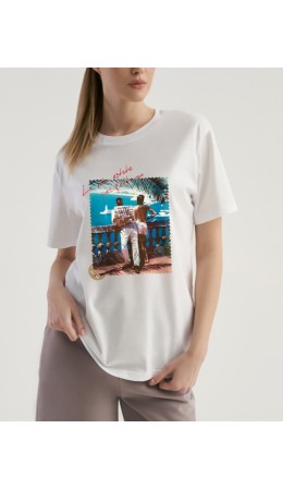 Футболка:жен. МОДЕЛЬ 51 Белый