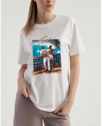 Футболка:жен. МОДЕЛЬ 51 Белый