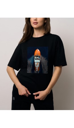 Футболка:жен. МОДЕЛЬ 51 Черный