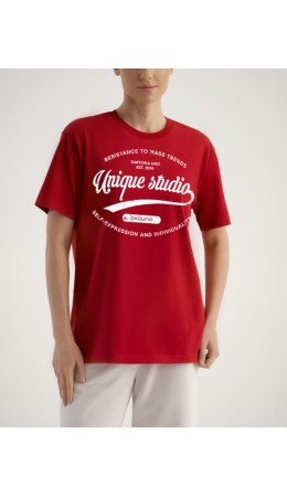 Футболка:жен. МОДЕЛЬ 45 Гранат