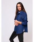 270DNV Рубашка джинсовая Синий