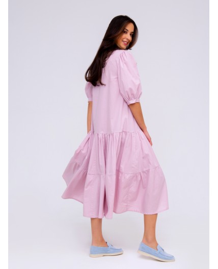 318PNK Платье женское Розовый