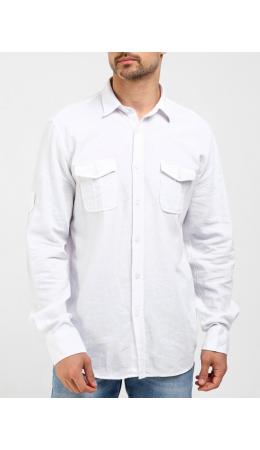 рубашка мужская white