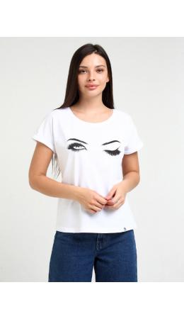 футболка женская white