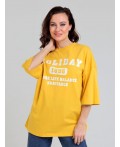 футболка женская желточный
