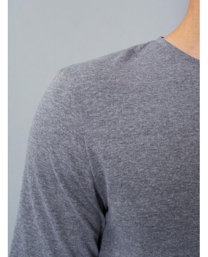 футболка мужская темно-серый меланж