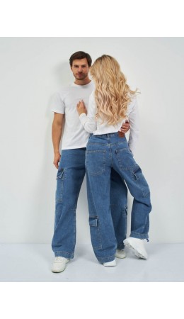 джинсы стирка средняя