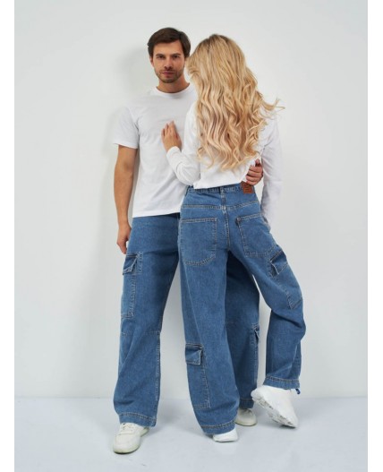 джинсы стирка средняя