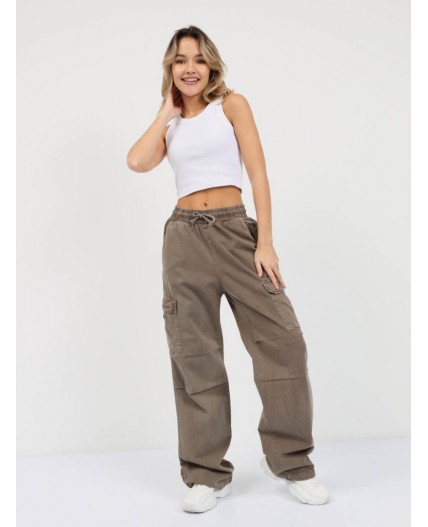 брюки женские тёмно-бежевый