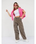 брюки женские тёмно-бежевый