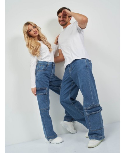 джинсы стирка средняя