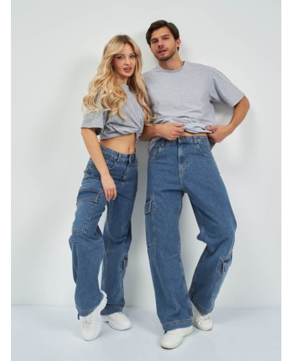 джинсы стирка средняя