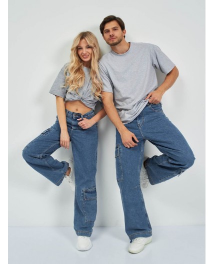 джинсы стирка средняя