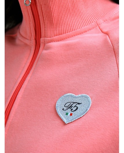 толстовка женская коралловый