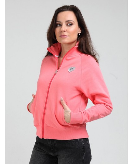 толстовка женская коралловый