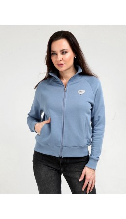 толстовка женская голубой