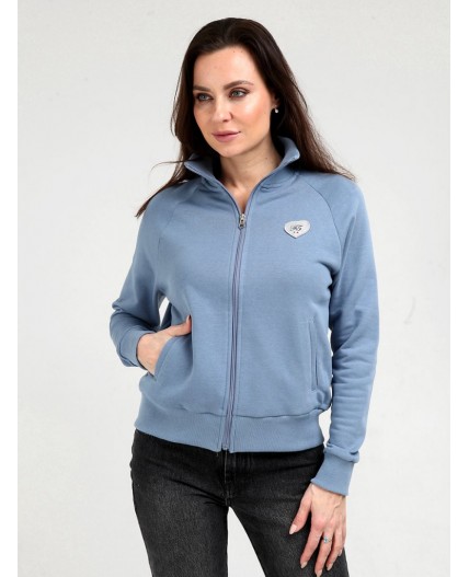 толстовка женская голубой