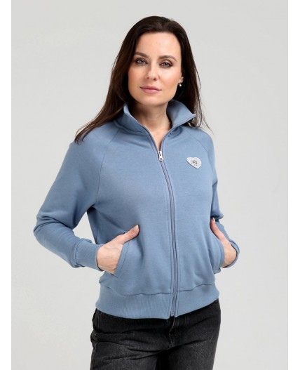 толстовка женская голубой