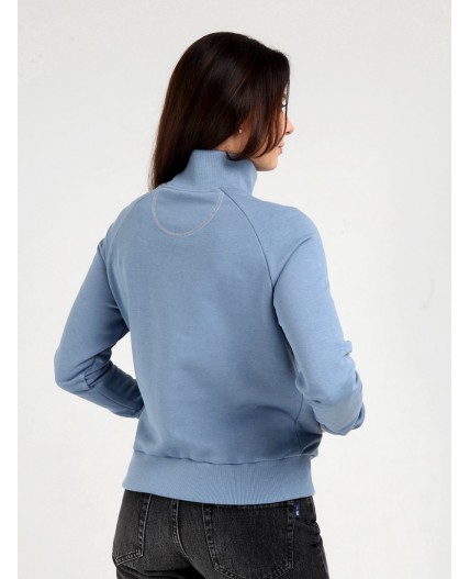 толстовка женская голубой