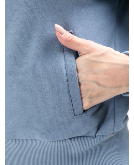 толстовка женская голубой