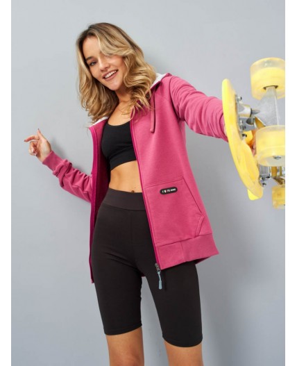 толстовка женская ягодный